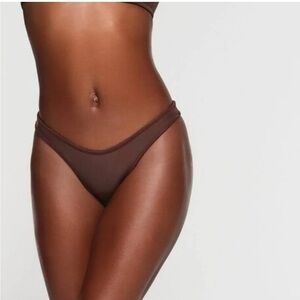 SKIMS Rubberized Scuba Swim Tanga Bikini Bottom